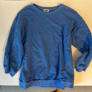 Roux Kids Cobalt Blue Sweatshirt 100% Cotton Size 8 Small